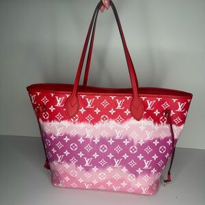 Louis Vuitton Neverfull Limited Edition Escale MM Tote W/ Pouchette